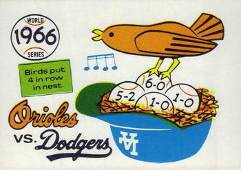 1970 Fleer World Series 063      1966 Orioles/Dodgers